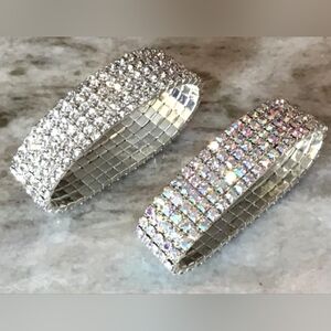 5 Row Stretchy Rhinestone Bracelets